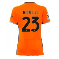 Inter Milan Nicolo Barella #23 Tredjeställ Dam 2023-24 Kortärmad